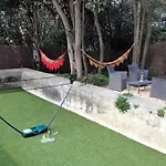 דירה Au Vieux Lavoir Avec Parking Prive, Jardin , Climatisation, A 500 M De La Cite קרקסון